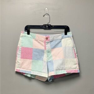 Vineyard Vines Womens Patchwork Whale Print Chino Shorts Multi Color Size‎ 8